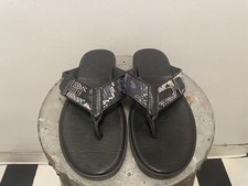 TOD'S Sandali in pelle uomo pelle di serpente lucertola taglia 11 Italia 44