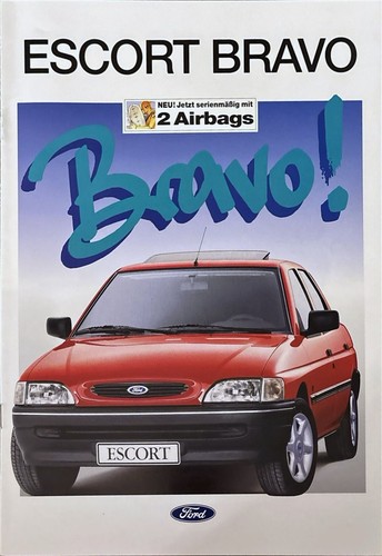 Ford escort bravo depliant - escort,