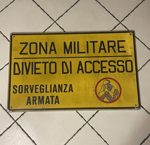 Tabella insegna targa zona - tabella,