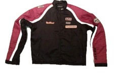 Giubotto Uomo Rg512 Giacca Antivento Racing Colore Nero/Rosso Taglia L