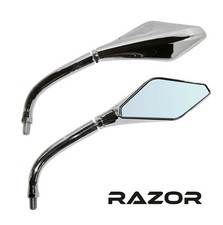 Specchietti Specchi Moto Scooter manubrio Universali Naked Cafe Racer Custom