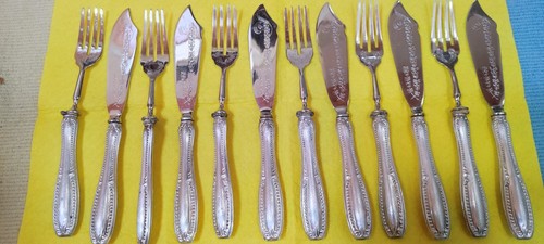 Set posate pz da pesce - posate,