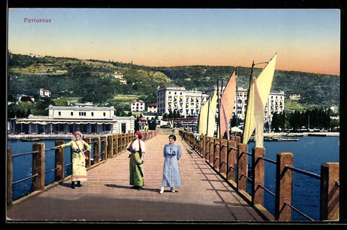 Portorose passerella legno - portorose,,