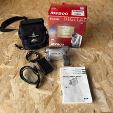 VIDEOCAMERA CANON MV800 MINI DV + CARICATORE BATTERIA MANUALE SCATOLA TESTED
