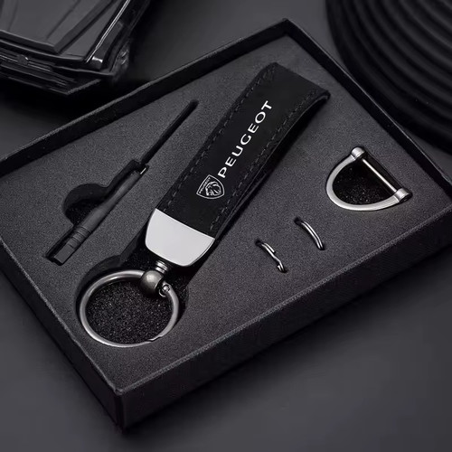 Porte clés peugeot cuir - peugeot,
