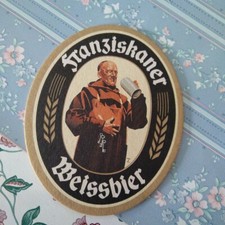 Franziskaner Sottobicchiere Birra Nuovo Da Collezione Raro Vecchi Sotto boccale