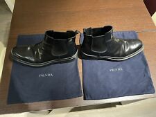 Stivaletti Prada mod. Chelsea in pelle spazzolata