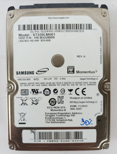 Samsung momentus 320gb - samsung,