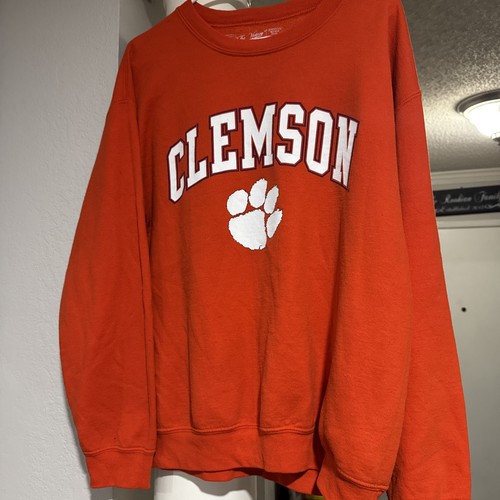 Maglione girocollo arancione
