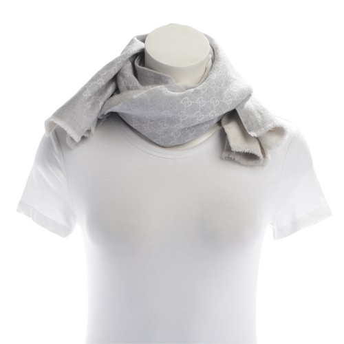 Sciarpa gucci grigio bianco - sciarpa,