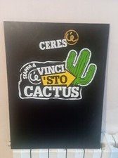 QUADRO PUBBLICITARIO "BIRRA CERES" ACCIAIO-VINTAGE- RARO GADGET BAR APPENDIBILE 