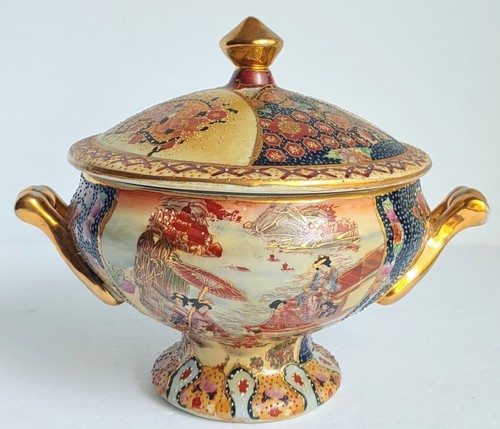 Vintage satsuma china - satsuma, e