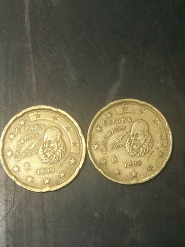 Moneta centesimi spagna - moneta, 20