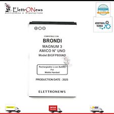 Batteria per Brondi Magnum 3 per Brondi Amico Uno BIGFP800AD litio 3.7V 800 mAh