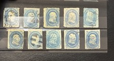 10 FRANCOBOLLI DA UN CENTESIMO