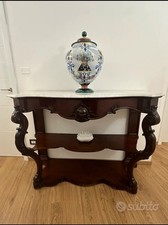 Consolle antica primo novecento stile liberty,  marmo originale