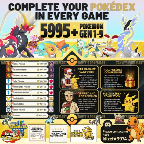 Pokémon home completo dex - pokémon, home🔥completo