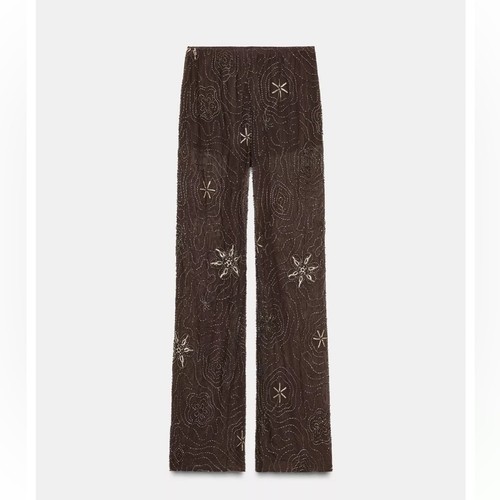 Pantalone zara paillettes con - pantalone,