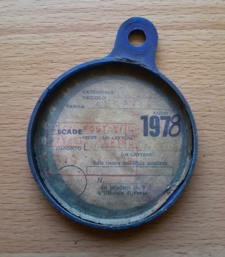 Porta bollo auto epoca - auto, d’epoca