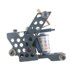 1PZ SHADER MACCHINA PER TATUAGGI FERRO 1,25 POLLICI 10 INVOLUCRI BOBINA FILO RAME US 8-32 FILO