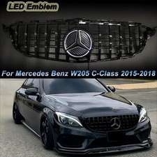 Gloss Black Front Grille W/LED