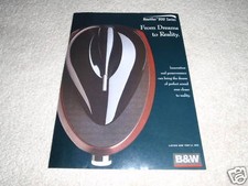 Pubblicità altoparlanti B&W