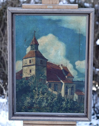 Chiesa con torre colline - chiesa,