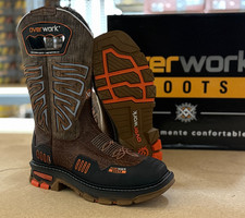 MEN'S WORK BOOTS WITH MUDGUARD