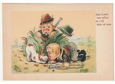 cartolina umoristica d'epoca
