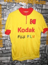 Vintage Cycling Jersey Maglia Ciclismo Bici Kodak Film Fuji  '70s Eroica