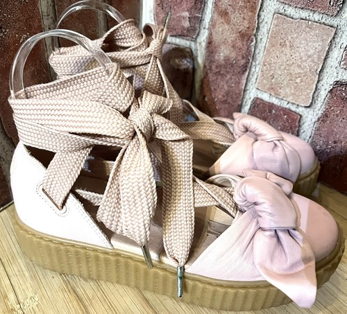 Puma rosa pelle fenty rihanna - rosa,
