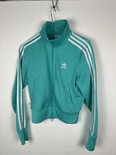 Adidas Firebird Felpa Tuta Verde Bianco taglia XS Donna Women Sport Top Jacket