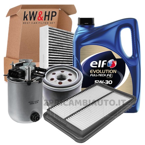 Kit tagliando filtri 5lt - kit,