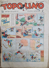 Topolino 738 - Ultimo numero di Topolino Giornale - 9 Aprile 1949 - RARO