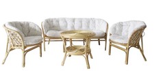 Salotto 5 posti Vimini Rattan