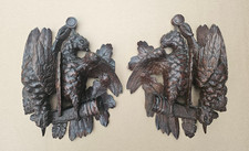 COPPIA antica targhetta da