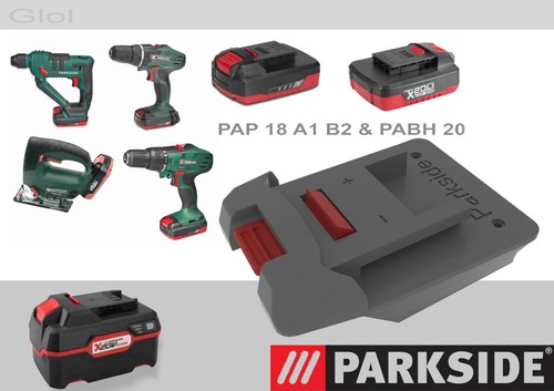 Adattatore batteria parkside - batteria,