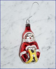 Vecchio Gioielli Albero di Natale - Glasornament Eskimo Ragazza Su Slitta