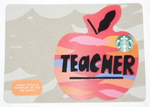 2017 starbucks die cut apple - die,