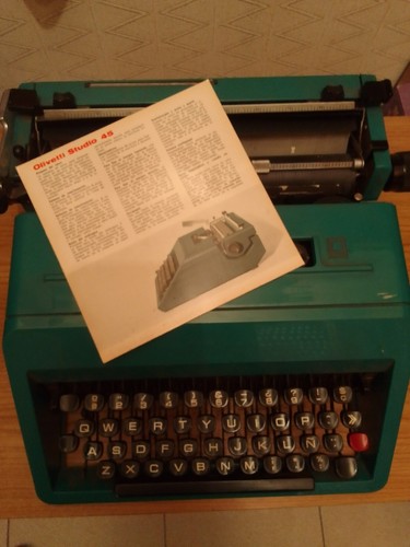 Màquina escriure olivetti - màquina, d’escriure
