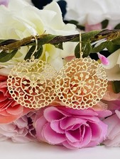 Orecchini Cerchio Traforato Oro In Argento