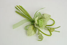 32245 Bomboniere Fiori Finti Rosa Verde Rametto Foglia Applicazioni Fai Da Te