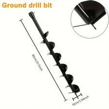 MOTOTRIVELLA A SCOPPIO 52 CC RICAMBIO PUNTA TRIVELLA 80X10 CM FORO ASTA 20 MM