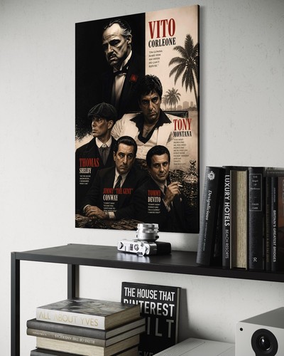 Quadro tela scarface - tela, al