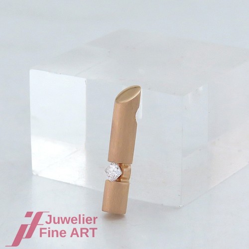 Ciondolo diamante asta con - diamante,