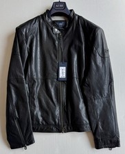 Giacca pelle uomo Armani Jeans nuova con etichetta TAGLIA XXXL 3XL