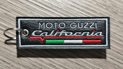 Portachiavi ricamato moto - portachiavi,