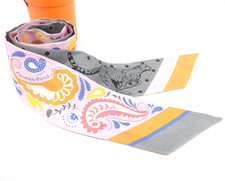 HERMES Scarf Twilly Silk