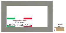 Cornice legno grigia - cornice, in