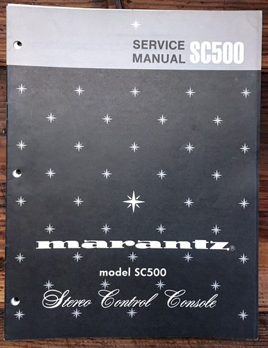 Marantz sc500 500 - sc500, sc-500